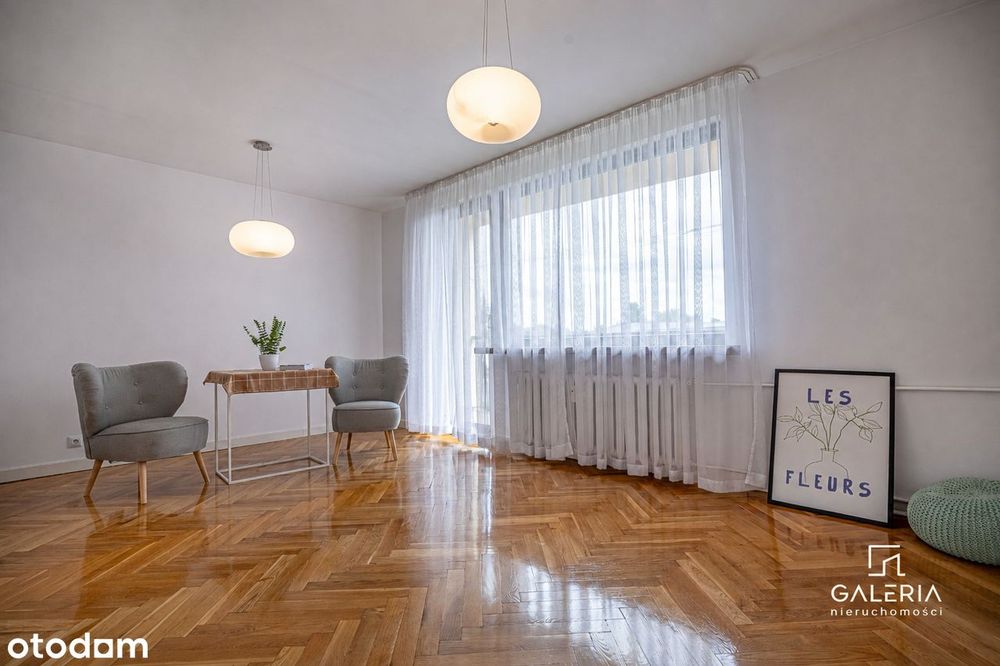 Ładne, ustawne 2 pokojowe z dużą loggią | 1 piętro | Całe po remoncie