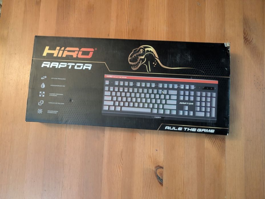 Klawiatura gamingowa Hiro Raptor RGB