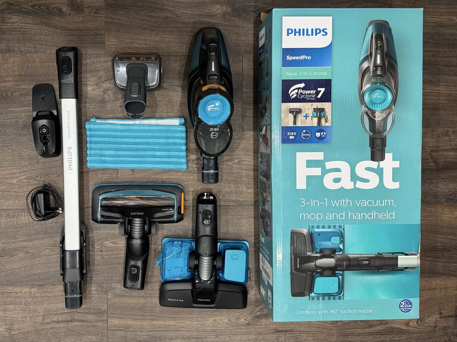 Пилосос бездротовий Philips SpeedPro Aqua FC6729