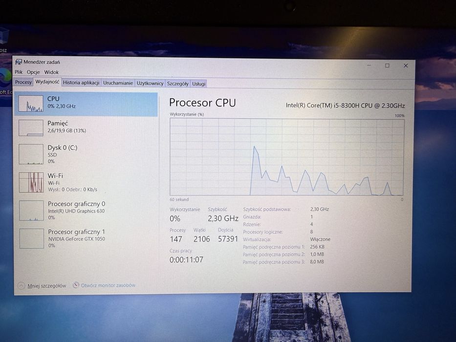 Lenovo Ideapad 330 i5-8300H/GTX 1050/20GB/500GB SSD/Win10