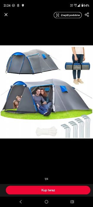 Namiot campela tropicall 4 osobowy