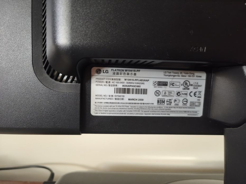 Ecrã LG Faltron 19 polegadas504089800711219204