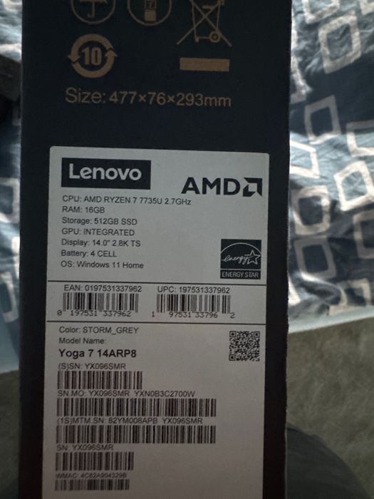 Laptop Lenovo Yoga 7 14ARP8