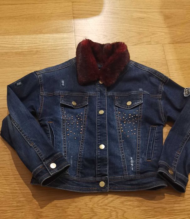 Casaco ganga com gola de pelo - Mayoral 8 anos