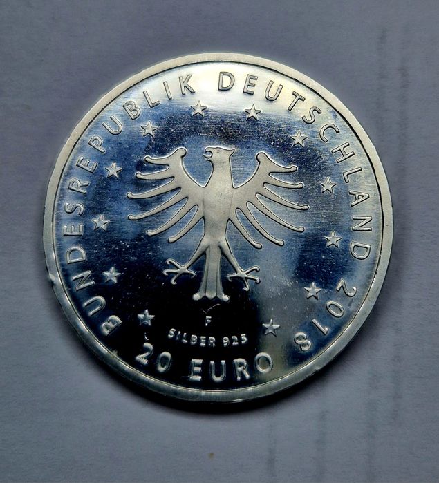 Moneta 20 Euro 2018 srebro