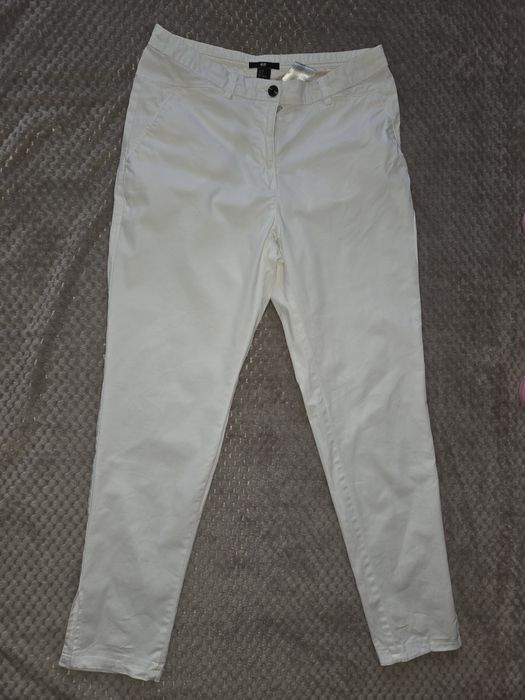 Spodnie z materiału H&M rozm.38