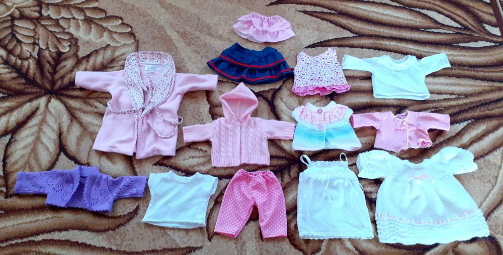 Красивий класний одяг для ляльки,пупса, великий пакет