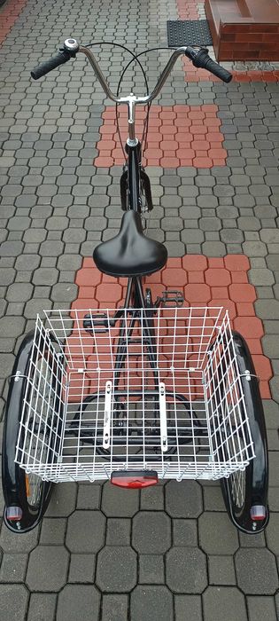 Rower trójkołowy DAWSTAR Sewilla 24 cale czarny.