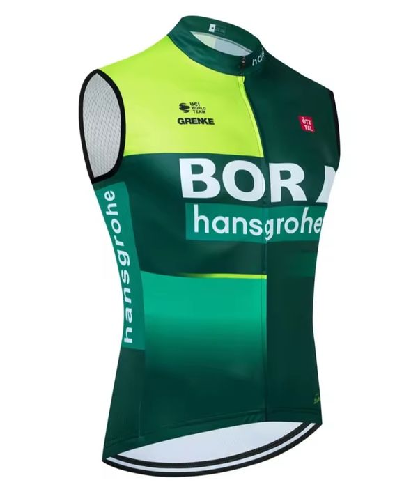 Coletes ciclismo UAE, BORA e VISMA