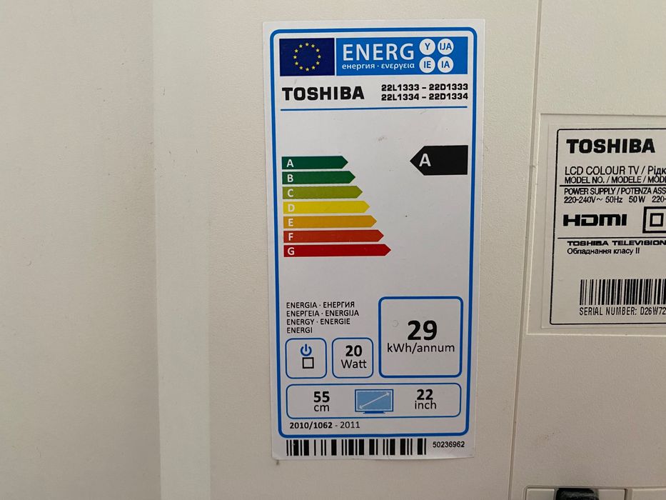 Телевізор Toshiba