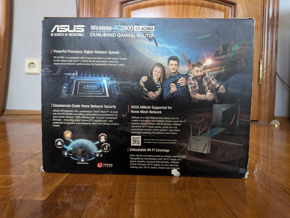 Роутер Asus rt-ac86u dual band ac2900