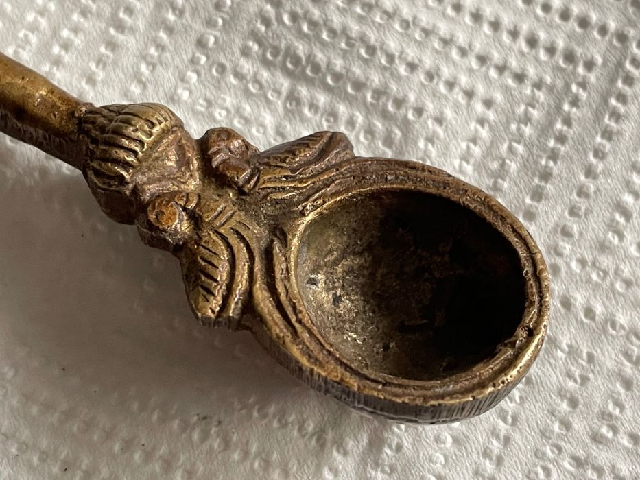 Stara łyżeczka z brązu