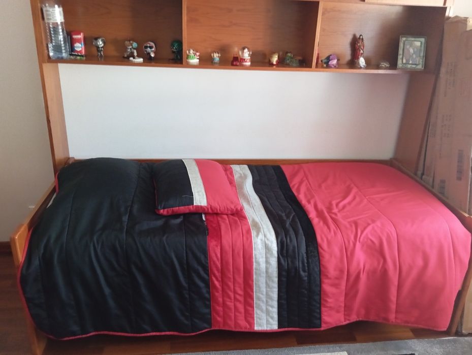 Mobília de quarto, cama de solteiro