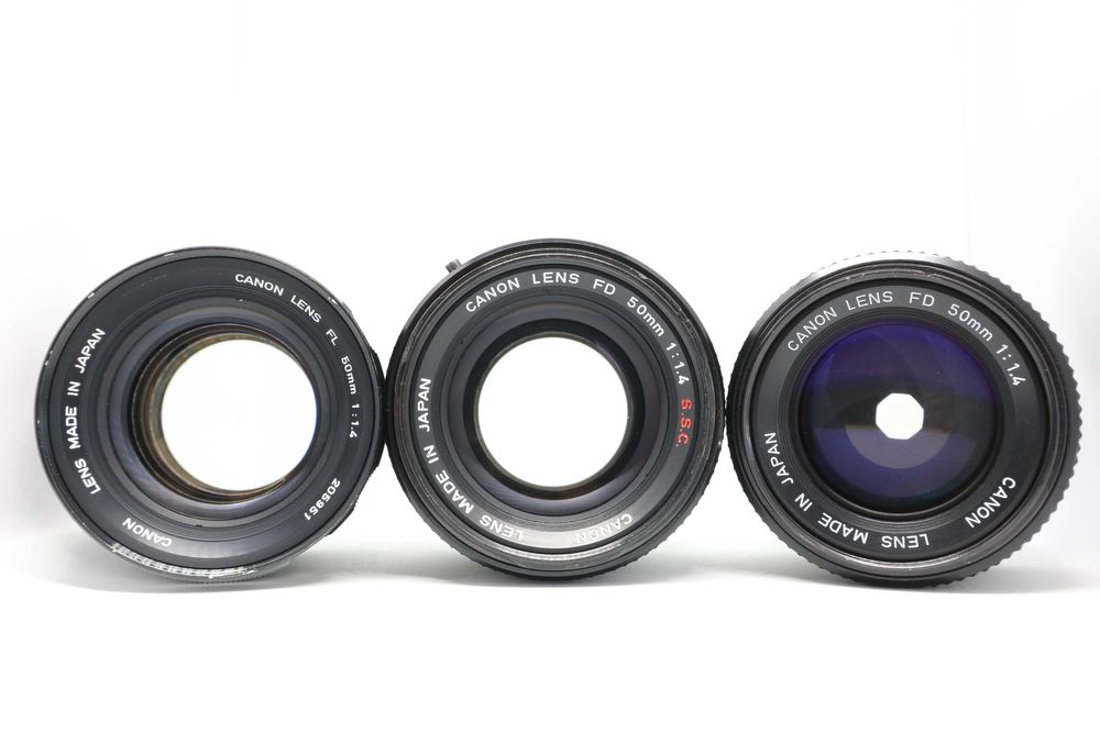 Objetivas 50mm 1.4 (Canon, Nikon, M42 e Pentax K)