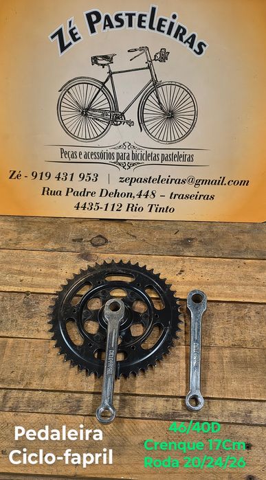 Pasteleira MELFEIRA/ ciclo-fapril simples/single speed dupla clássica