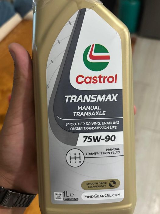 Óleo Caixa Velocidades Castrol Transmax Manual Transaxle 75W-90 (1L) NOVO