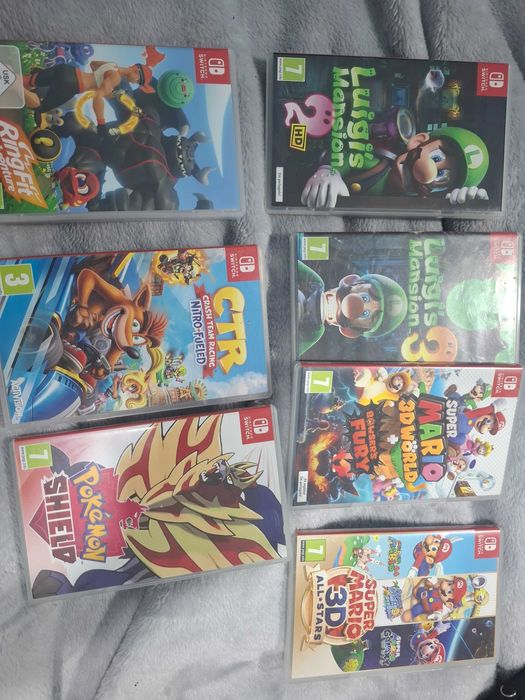 Nintendo switch com jogos