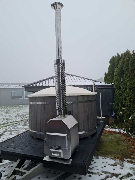 Wynajmij Wypożycz Mobilna Balia Ruska Bania Jacuzzi Mobilne Spa sauna