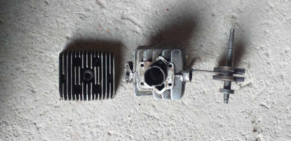 Karter wał głowica cylinder ogar 205