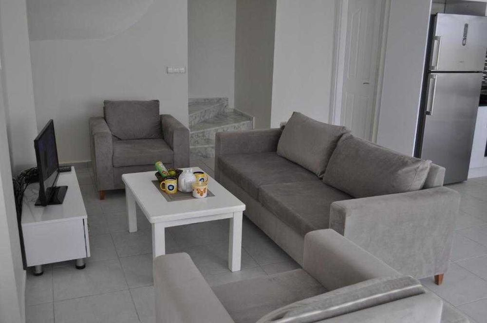 Аренда апартаментов 2+1, 90 м.кв. Личный сад с барбекю.Олюдениз,Турция