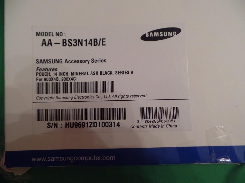 Bolsa em Pele para Notebook Série 9 Nova