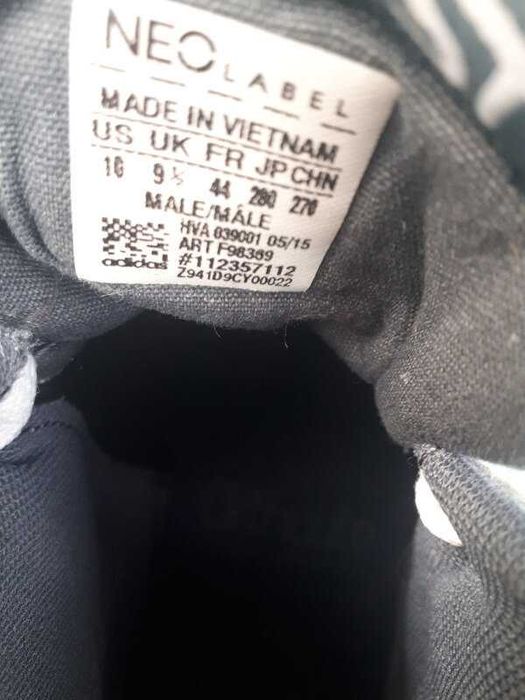 Високі кросівки\кеди \adidas neo\оригинал\ р.43\28см\замш