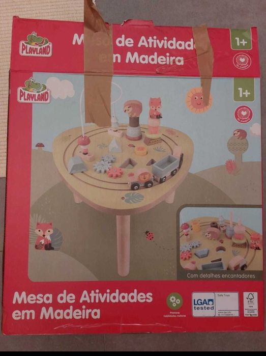 Mesa atividades Playland para crianças