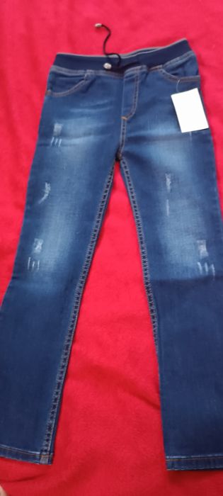 Джинсы на резинке рост122и118
