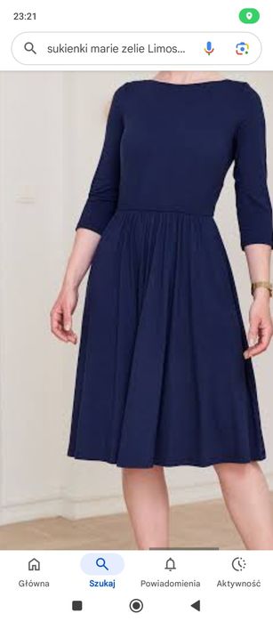 Nowa sukienka Marie Zelie Limosa Granat 38