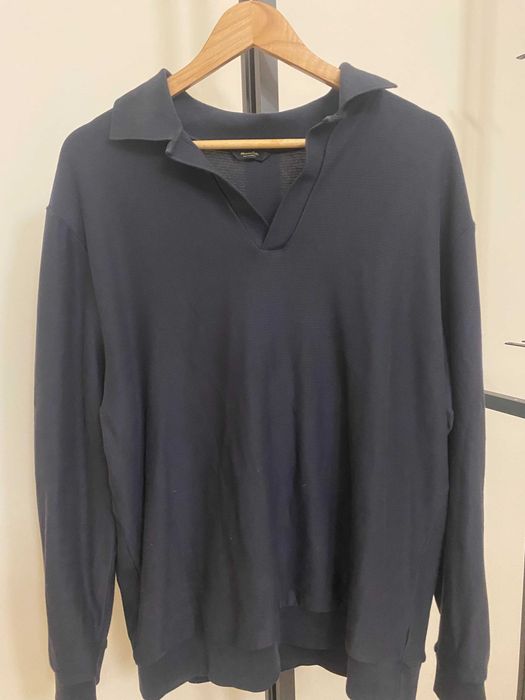 Чоловіче поло з довгим рукавом Massimo Dutti XL