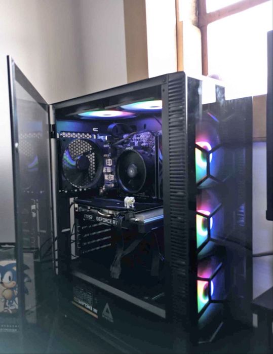Torre gamer msi ryzen 7 5700g / rtx 1660 / 500 ssd