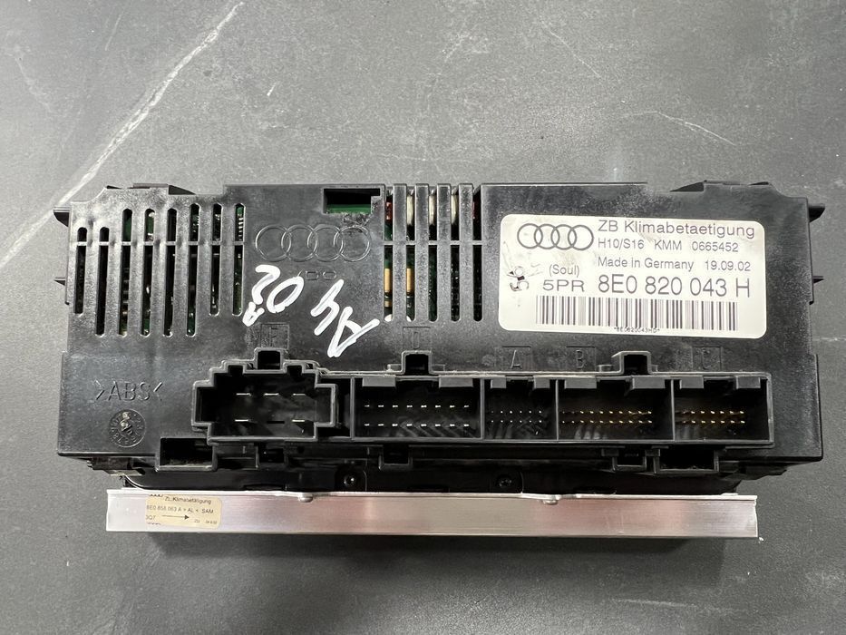 Climatronic , Comandos soufagem Audi A4 2002