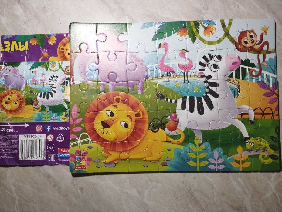 Пазлы,логические игры,лото (10 шт) / Пазли+логічні ігри +лото ( 3+ )