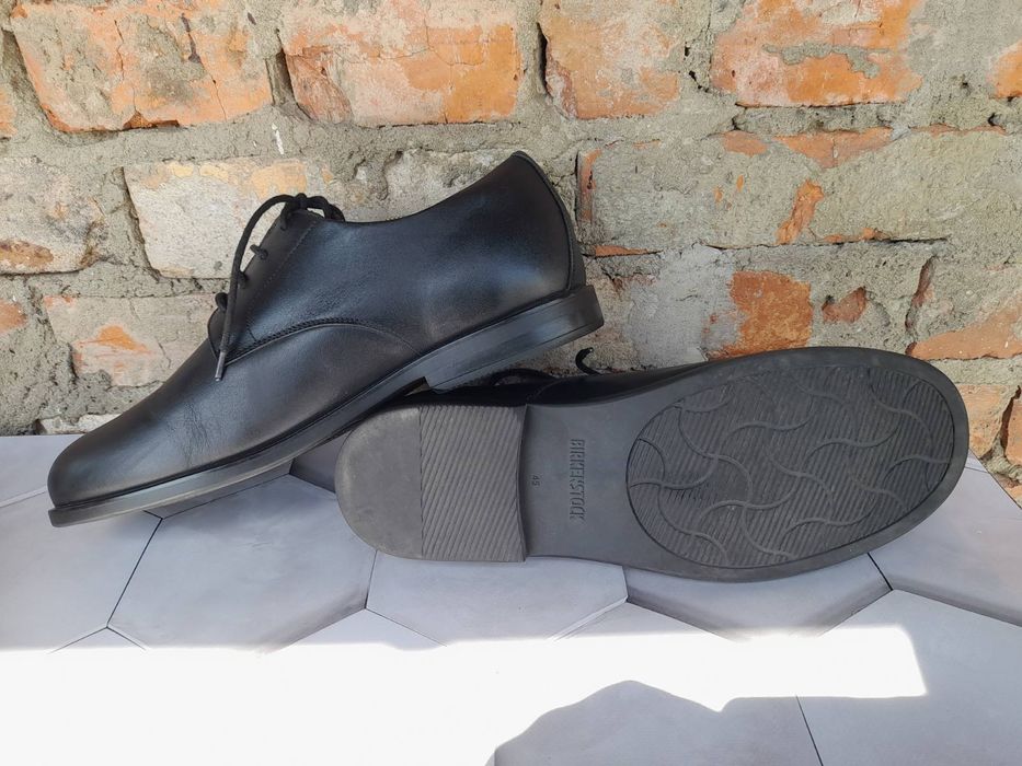 Оригинал Мужские повседневные туфли Birkenstock кожа, 45( 29 см )