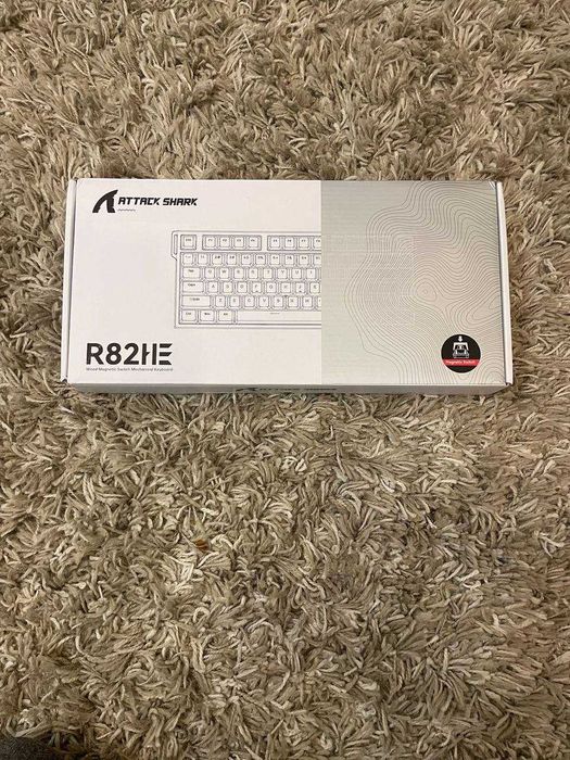 Клавіатура магнітна ATTACK SHARK R82 HE white contour(біла)