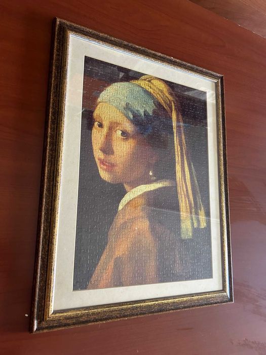 Quadro de Quebra-Cabeça: Moça com Brinco de Pérola (Johannes Vermeer) – Uma Obra-Prima na Sua Parede