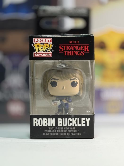 Оригінальний колекційний брелок Funko Pop Keychain Robin Buckley Робін Баклі Stranger Things Дивні Дива Фанко Поп Брелок Фігурка Подарунок