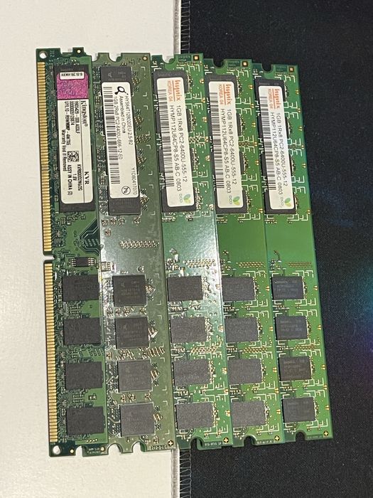 Оперативная память DDR2 6gb (1Gb*4+2gb) Samsung 1Gb rx8 6400u