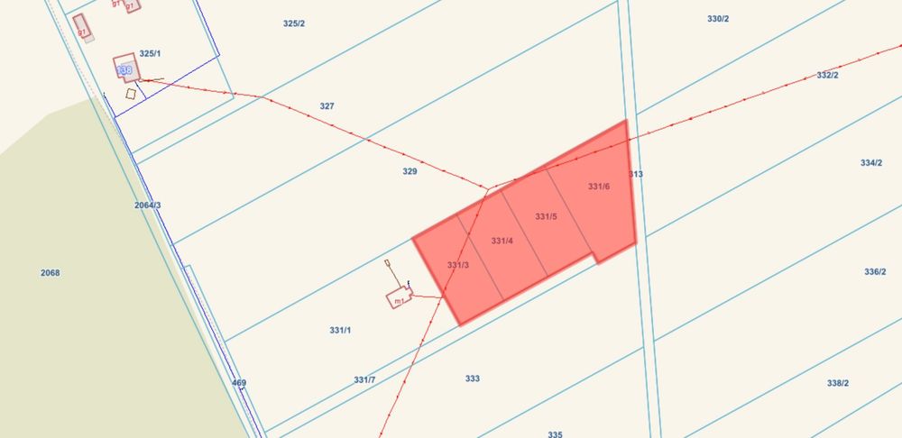 Surowe - działki pod zabudowę - prąd i woda - Widok 4