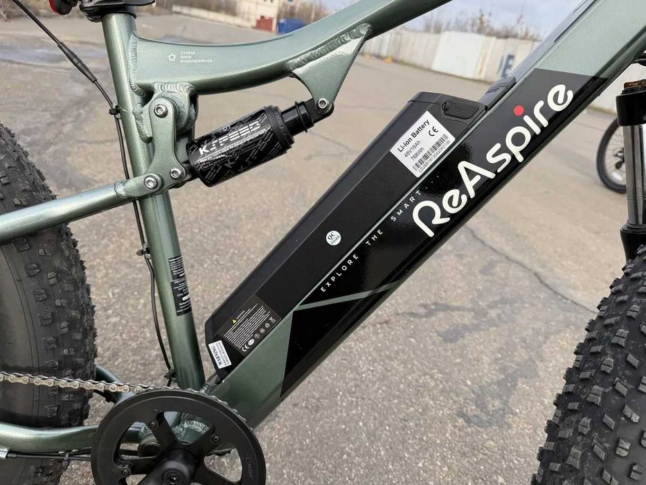 Електрофетбайк ReAspire FatBike 26"(Сток США!) (2026) — 48V 16Ah 750W
