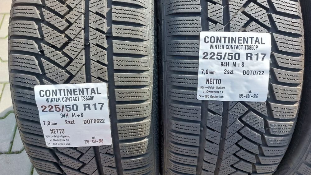 Opony Continental 225 50 R17