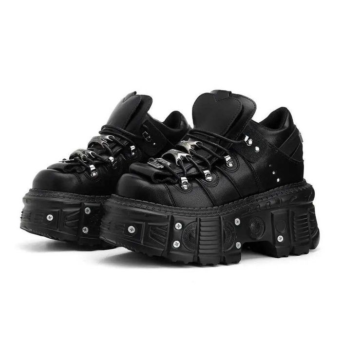 New Rock ботинки rick owens кроссовки на высокой подошве Нью роки