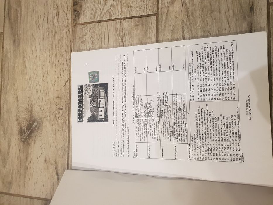 Projekt domu orzech z garażem