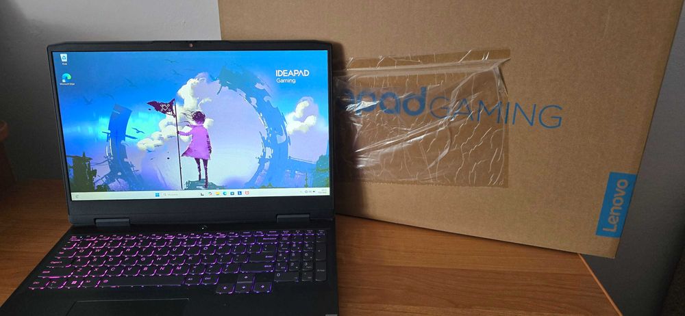 LAPTOPLenovo IdeaPad Gaming 3 /i5/RTX 3050/16GB RAM/512GB SSD jak nowy