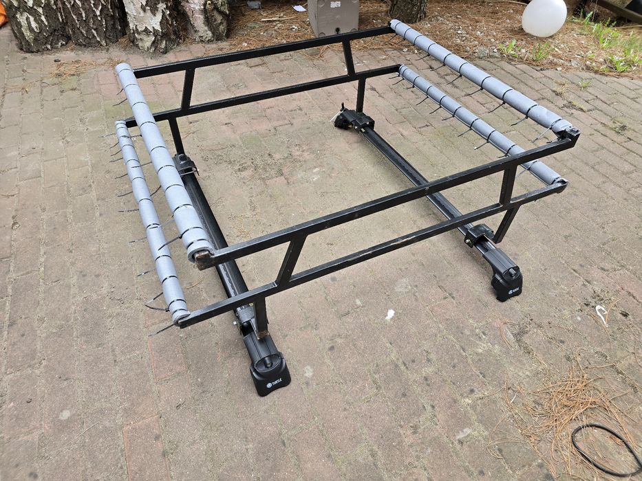 Bagażnik dachowy na relingi 3 poziomowy na deski windsurfing wing foil