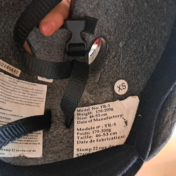 46-53  xs kask Niebieski
