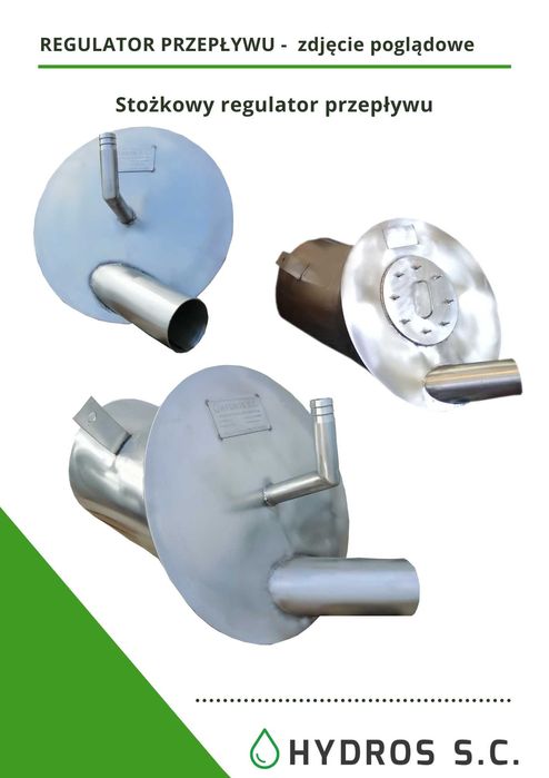 Regulator przepływu cieczy stal nierdzewna