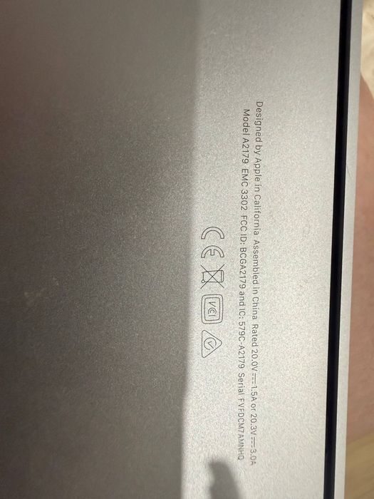 MacBook Air 2020, Intel core I3