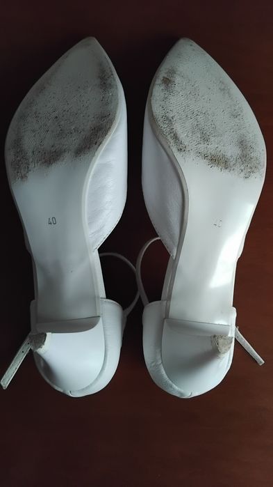 Buty białe ślubne Witt 40 niskie