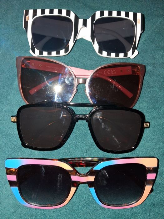 Zestaw okularów przeciwsłonecznych 4 szt